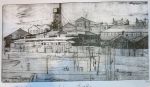 Pyrmont - hand coloured Brian Dunlop etching
